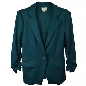 ECI New York Emerald Green Blazer Work suit jacket
